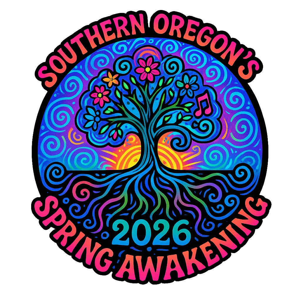 Southern Oregon's Spring Awakening 2026 Festival Logo - SOSA 26